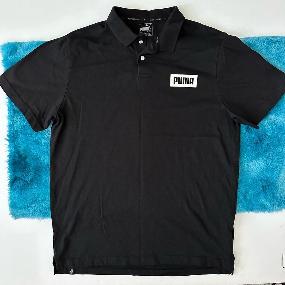 Puma Men’s Logo Polo Shirt Size L